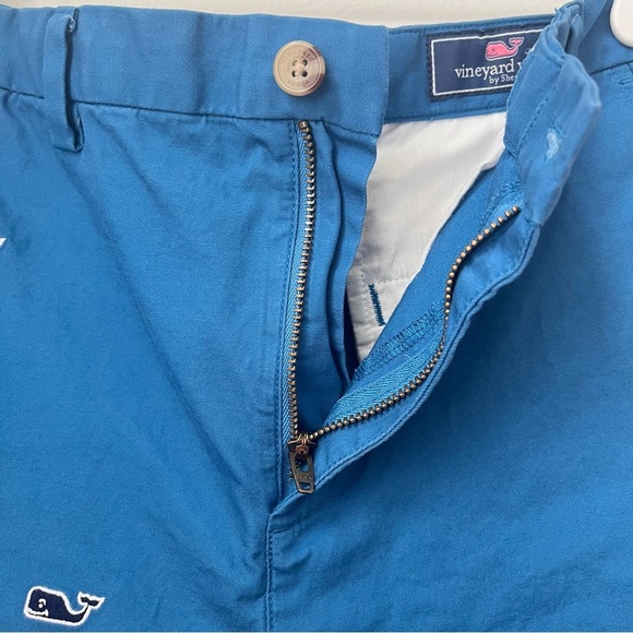 Vineyard Vines Boy's Whale Embroidered Breaker Shorts (Size 18, Schooner Blue) - Picture 4 of 11